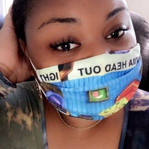 Spongebob Imma Head Out Face Mask